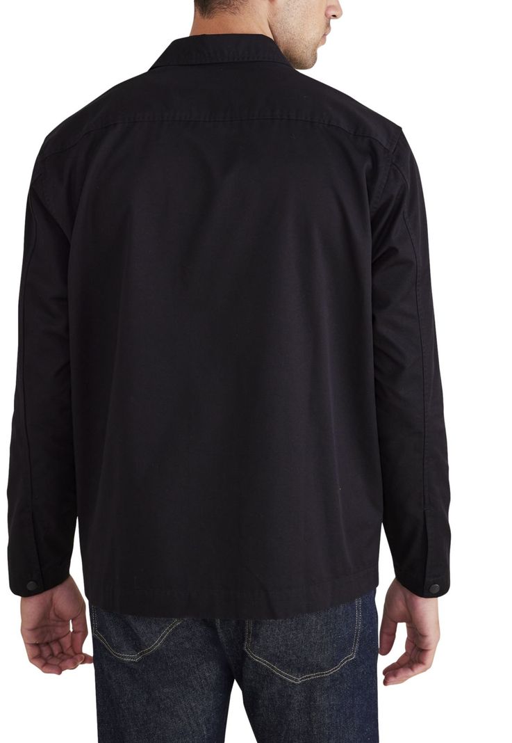 Sobrecamisa Hombre Shirt Relaxed Fit Negro A4254-0003-2
