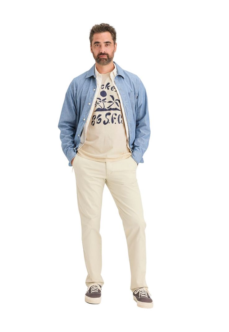 Polera Hombre Graphic Tee Slim Fit Blanco A1103-0294-1