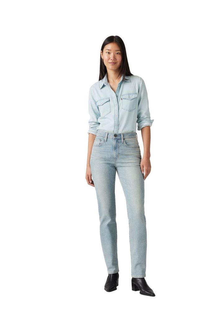 Jeans Mujer 724 High Rise Straight Celeste Levis-3