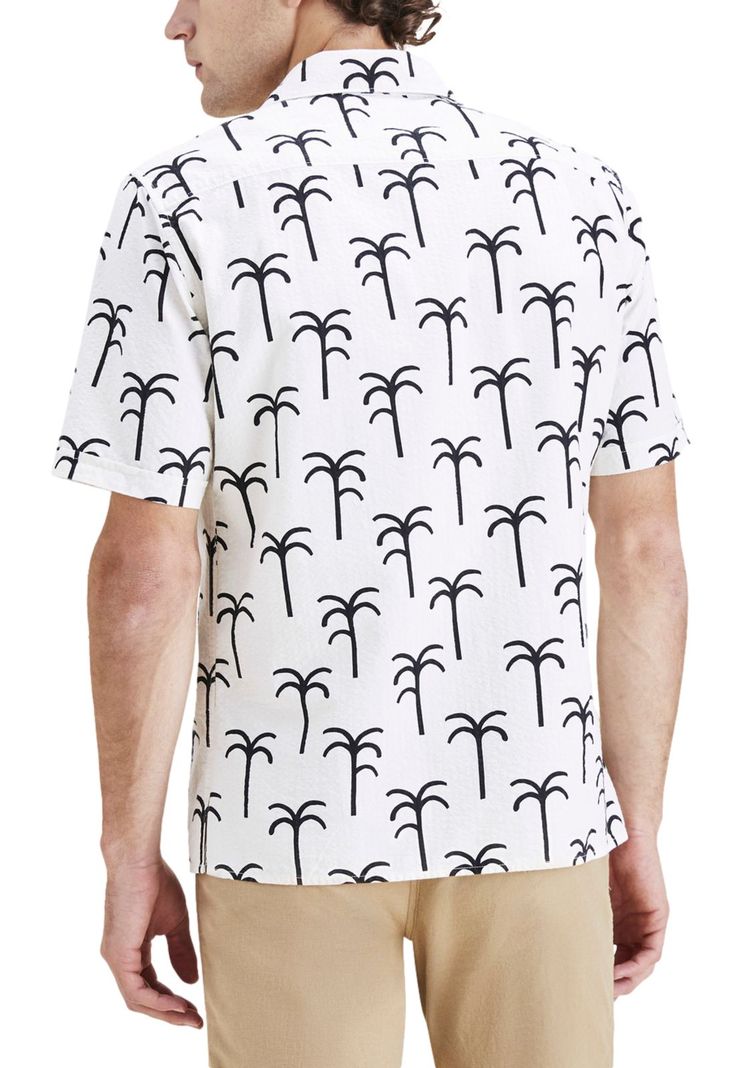 Camisa Hombre Camp Collar Regular Fit Blanco-1