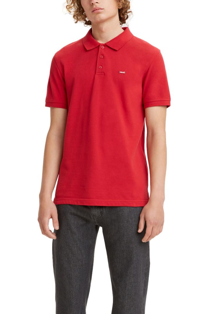 Polera Hombre Regular Fit Lisa Logo Rojo Levis 35883-0006-0