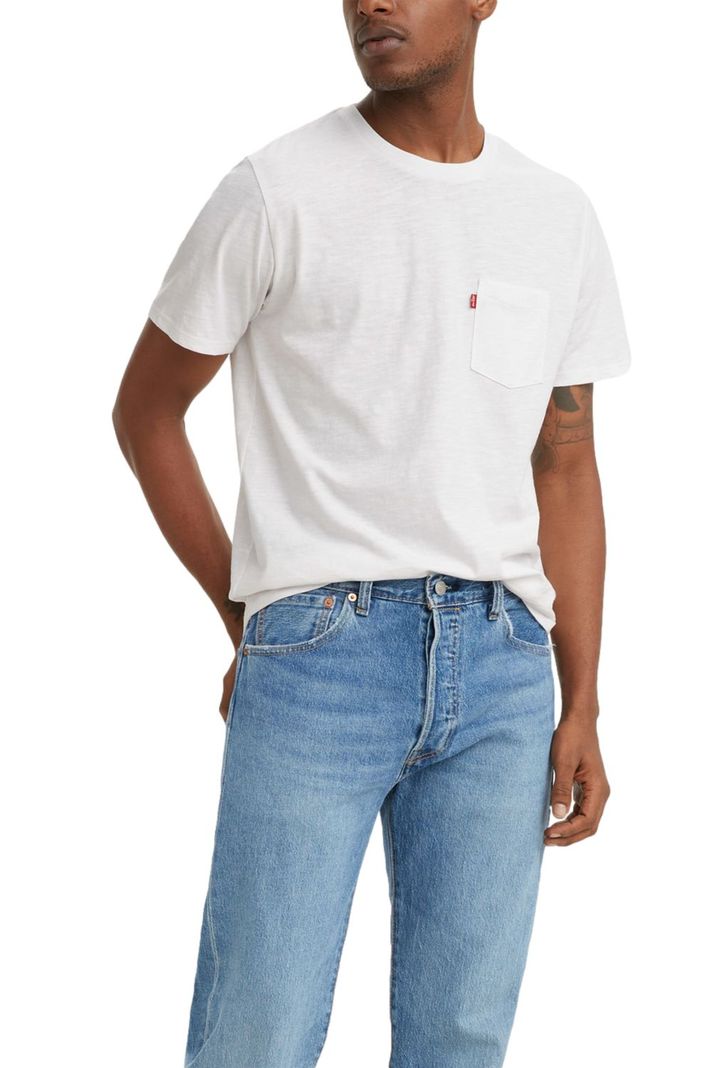 Polera Hombre Classic Pocket Tee Blanco Levis 19342-0162 S