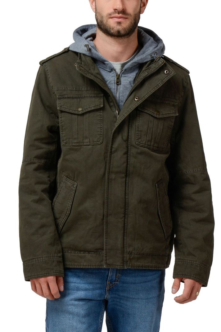Chaqueta Hombre Military Sherpa Verde Levis 59491-0487-1