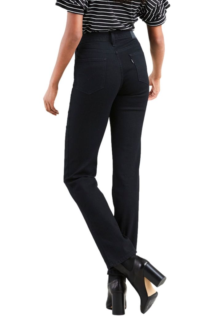 Jeans Mujer 724 High Rise Straight Negro Levis 18883-0016-2