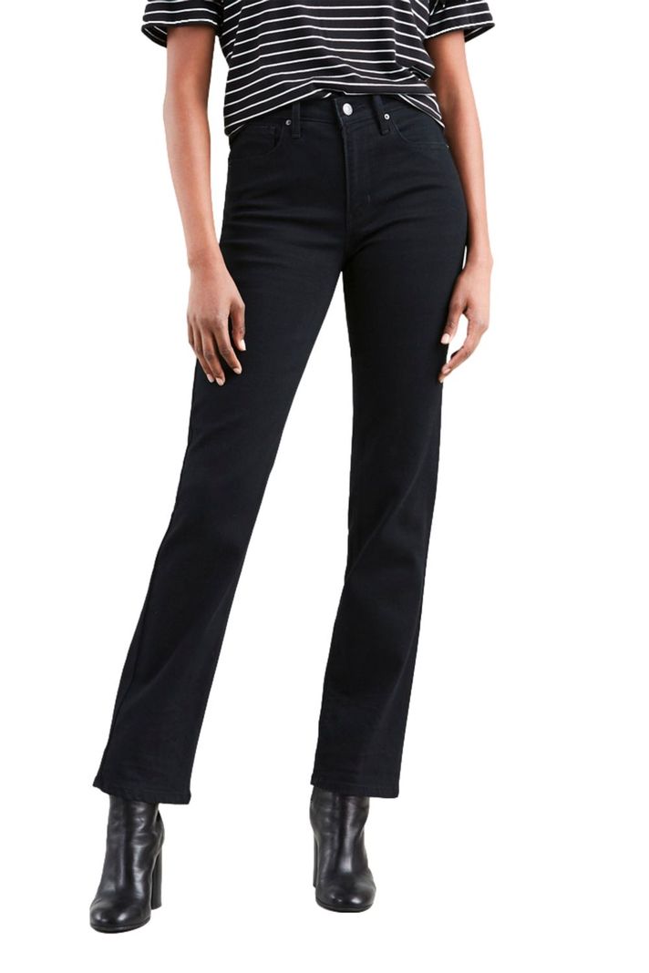 Jeans Mujer 724 High Rise Straight Negro Levis 18883-0016-0