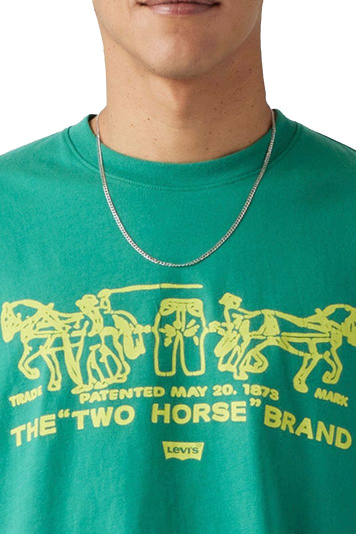 Polera Hombre Ss Relaxed Fit Tee Verde Levis 16143-1549-2
