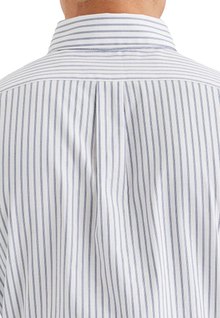 Camisa Hombre Crafted Slim Fit Blanco Rayas A4285-0015-3