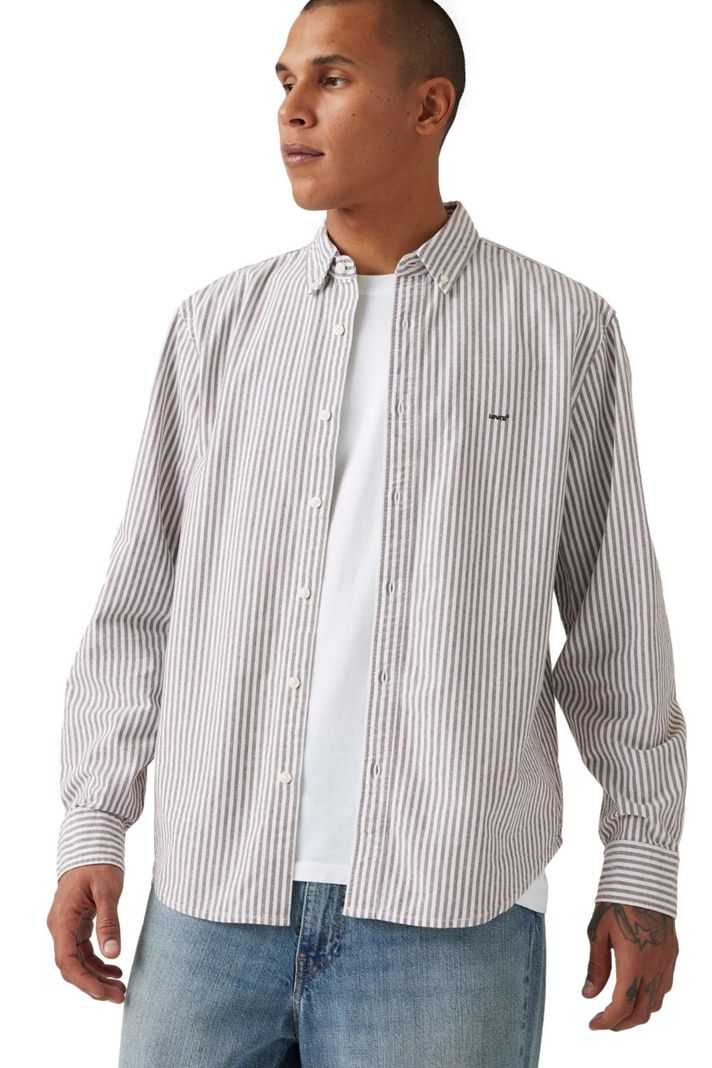 Camisa Hombre Authentic Button Down Café Levis A7210-0029-2