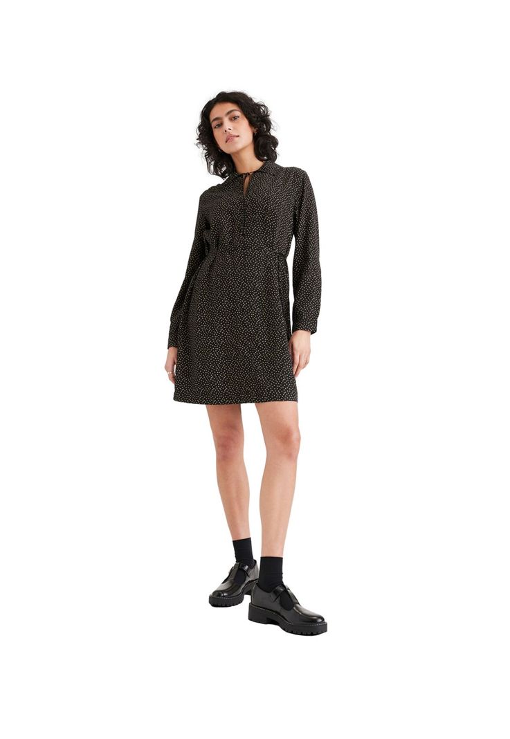Vestido Mujer Shift Regular Fit Negro A8863-0000-1