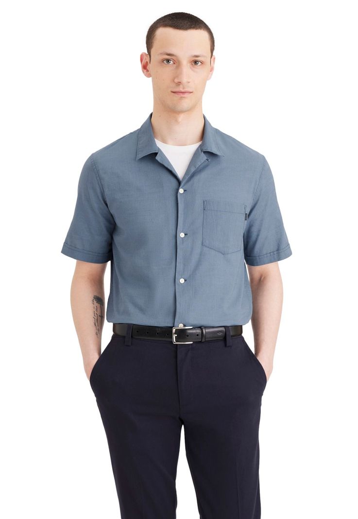 Camisa Hombre Camp Regular Fit Bluefin A1732-0045-0