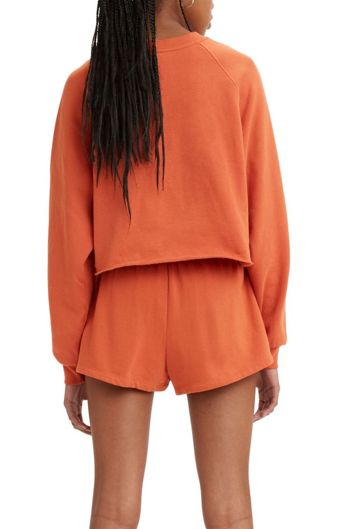 Polerón Mujer Liso Logo Naranjo Levis A3414-0000-2