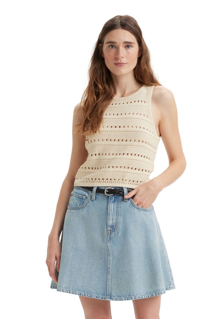 Polera Mujer Crochet Tank Blanco Levis A8890-0000-0