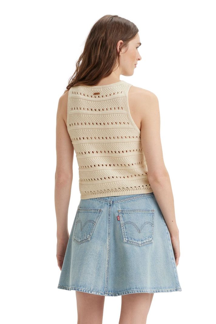 Polera Mujer Crochet Tank Blanco Levis A8890-0000-1