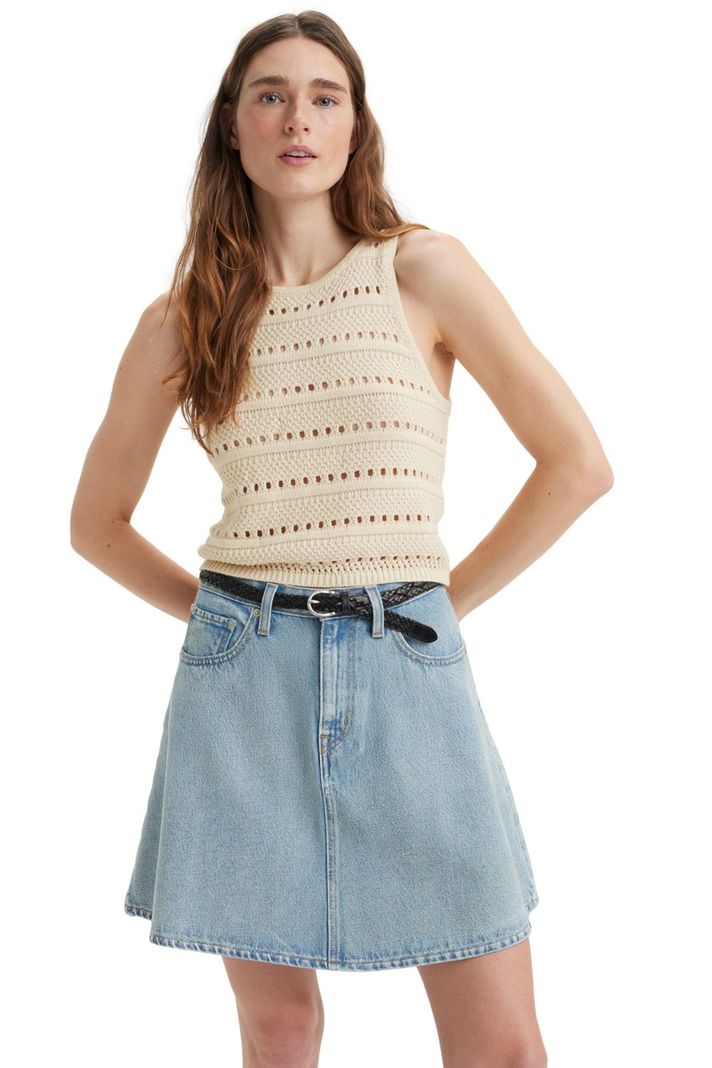 Polera Mujer Crochet Tank Blanco Levis A8890-0000-2