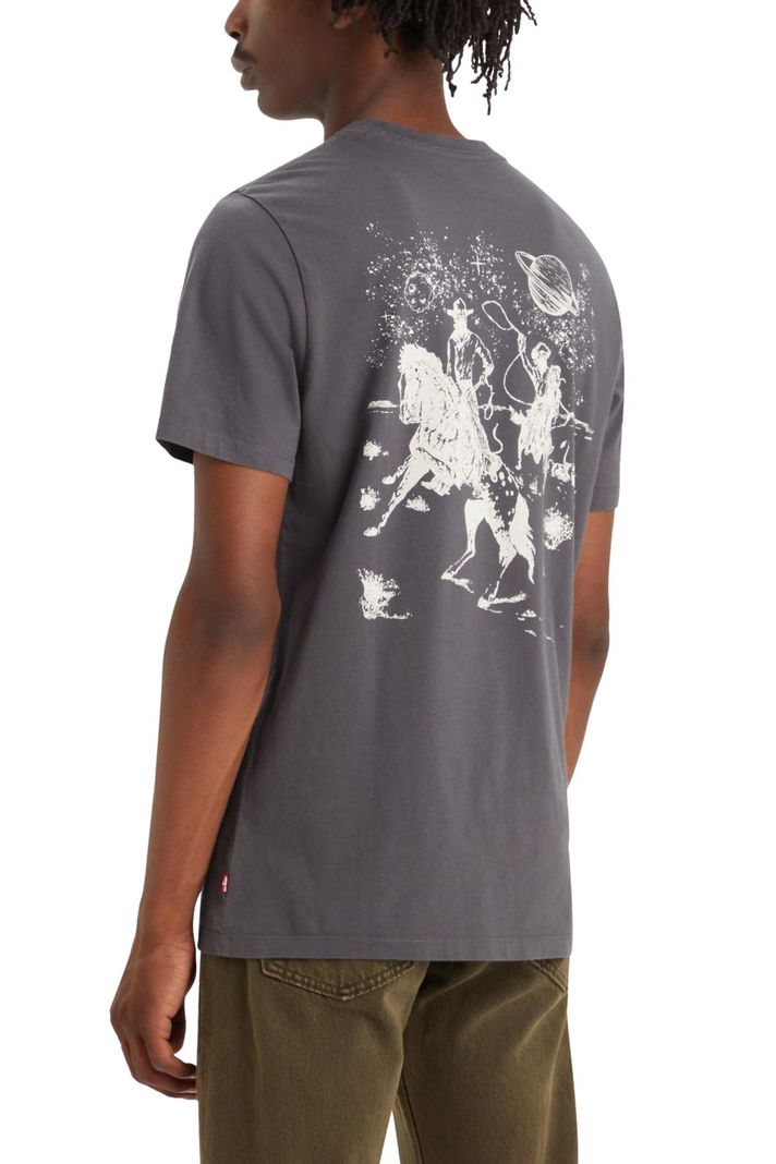 Polera Hombre Regular Fit Gráfica Negro Levis 22491-1489-1