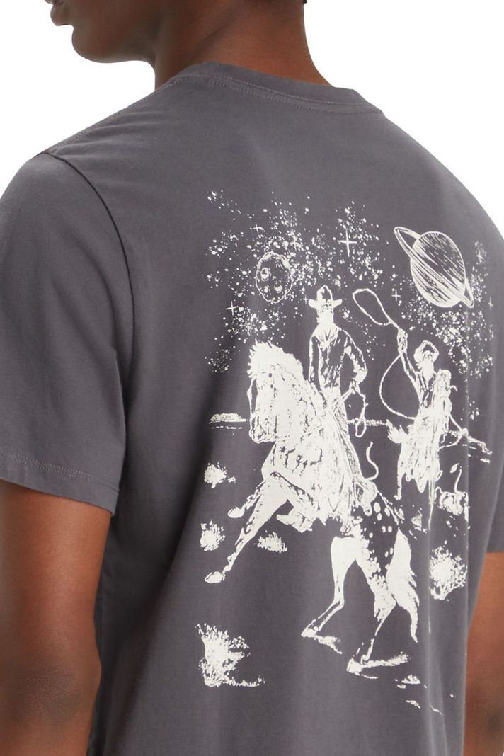 Polera Hombre Regular Fit Gráfica Negro Levis 22491-1489-3