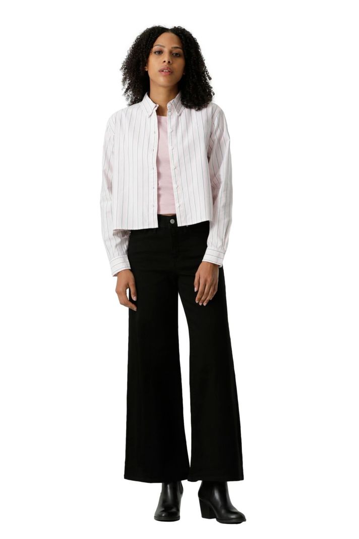 Jeans Mujer 318 Shaping Wide Leg Negro Levis 001PZ-0005-4