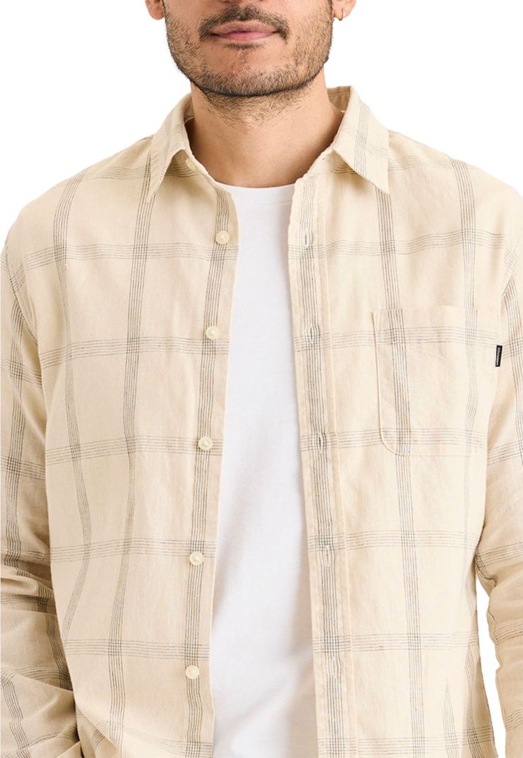 Camisa Hombre Original Slim Fit Beige-1