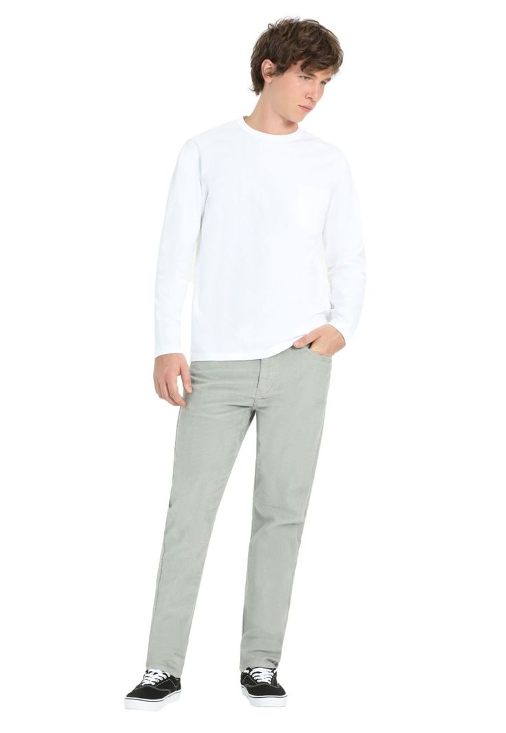 Pantalón Hombre Jean Cut Slim Fit Gris 56791-0098-3
