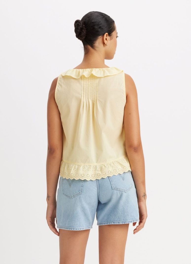 Blusa Sin Mangas Mujer Fauna Amarillo Levis A8674-0005-1