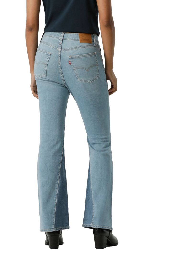 Jeans Mujer 726 Hr Flare Layered Celeste Levis-2