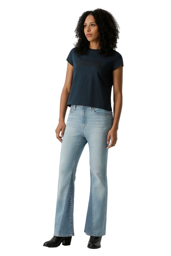 Jeans Mujer 726 Hr Flare Layered Celeste Levis-3