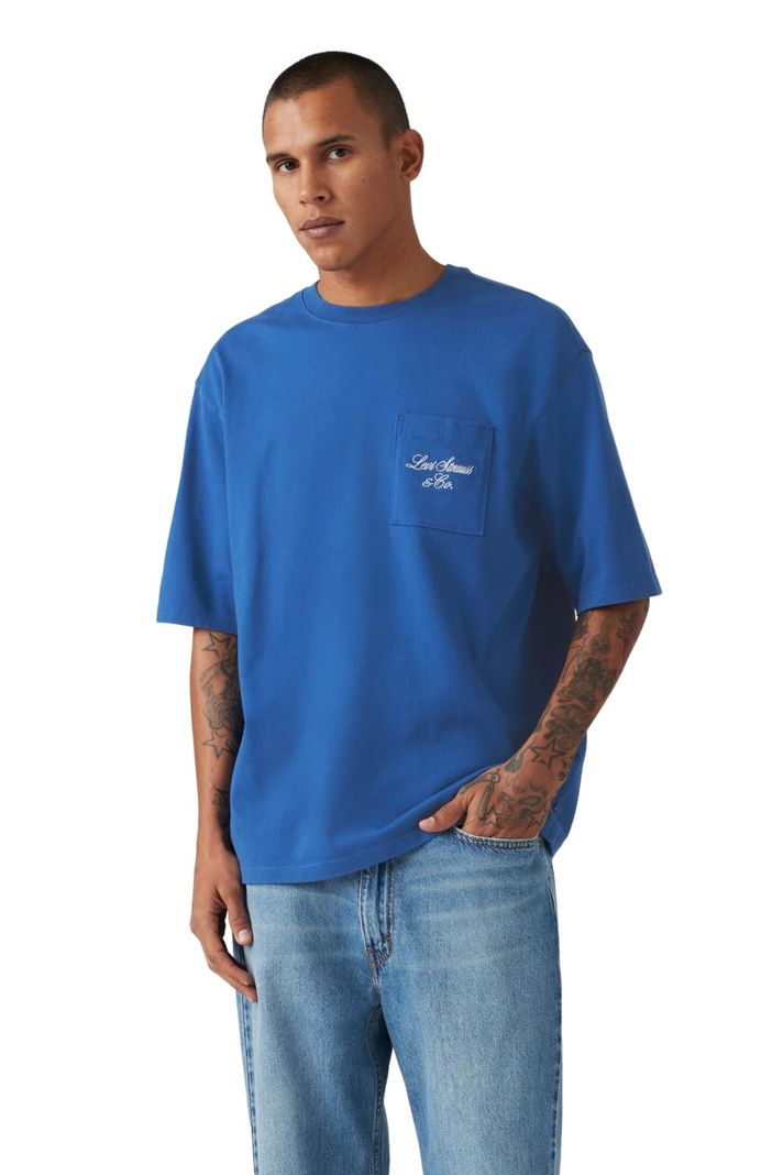 Polera Hombre Half Sleeve Azul Levis 001MH-0003-0