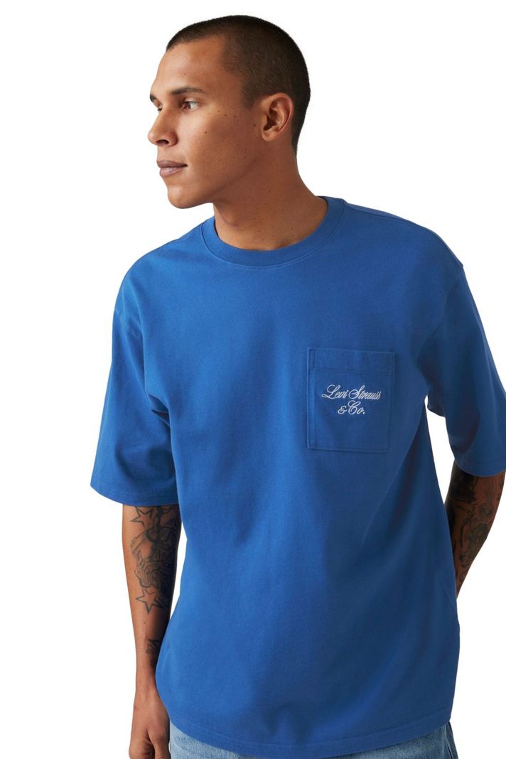 Polera Hombre Half Sleeve Azul Levis 001MH-0003-2
