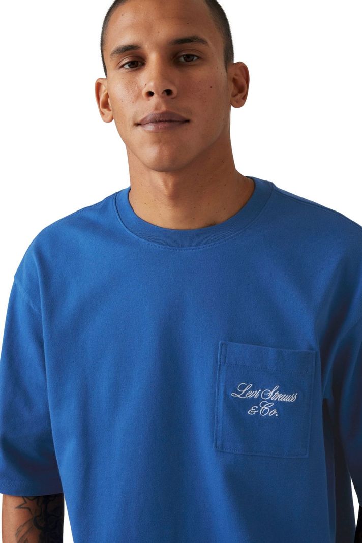 Polera Hombre Half Sleeve Azul Levis 001MH-0003-4