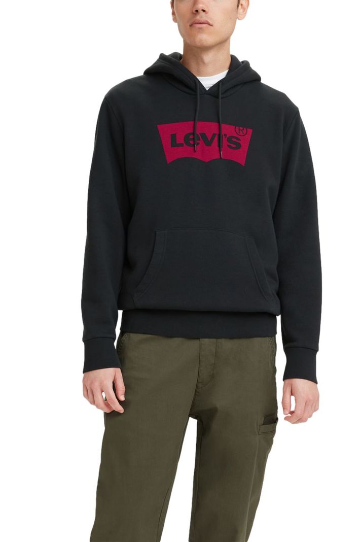 Polerón Hombre Regular Fit Liso Logo Negro Levis 38797-0003-0