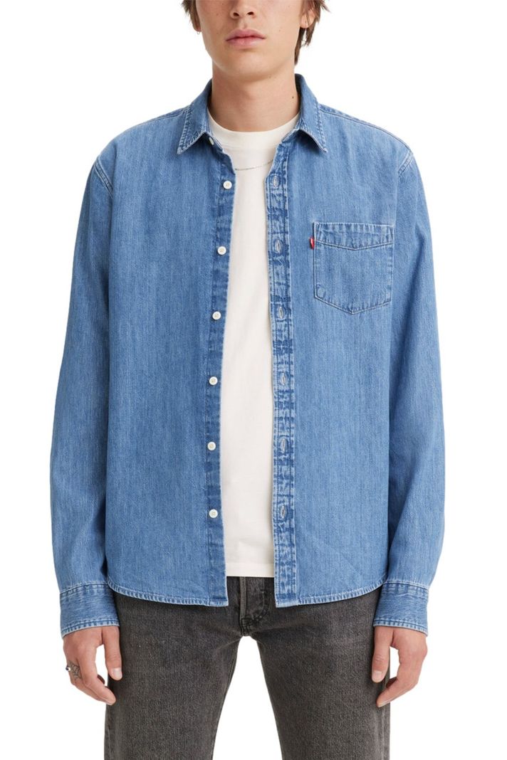 Camisa Hombre Classic Standard Azul Levis 85748-0171-0