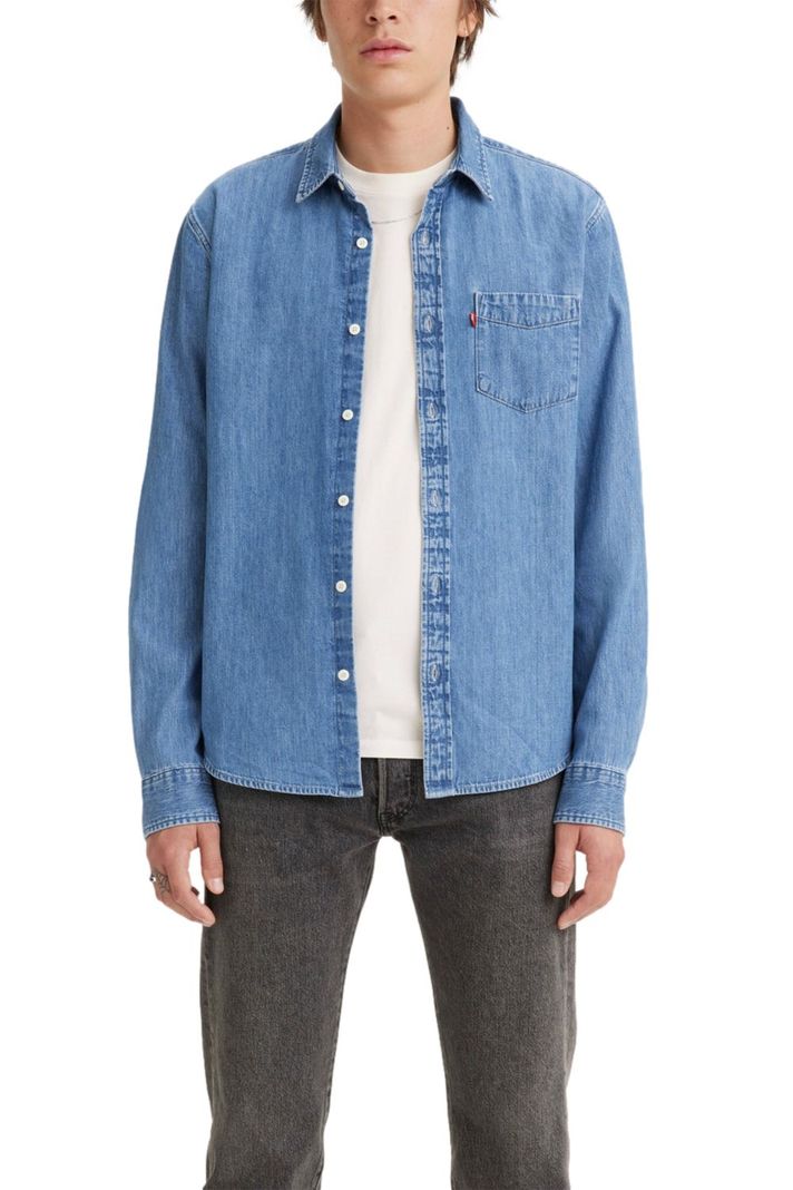 Camisa Hombre Classic Standard Azul Levis 85748-0171-2