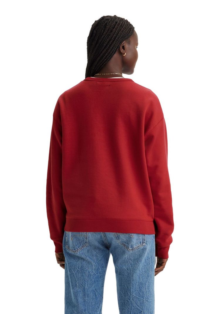 Polerón Mujer Graphic Heritage Crew Rojo Levis A7288-0062-1