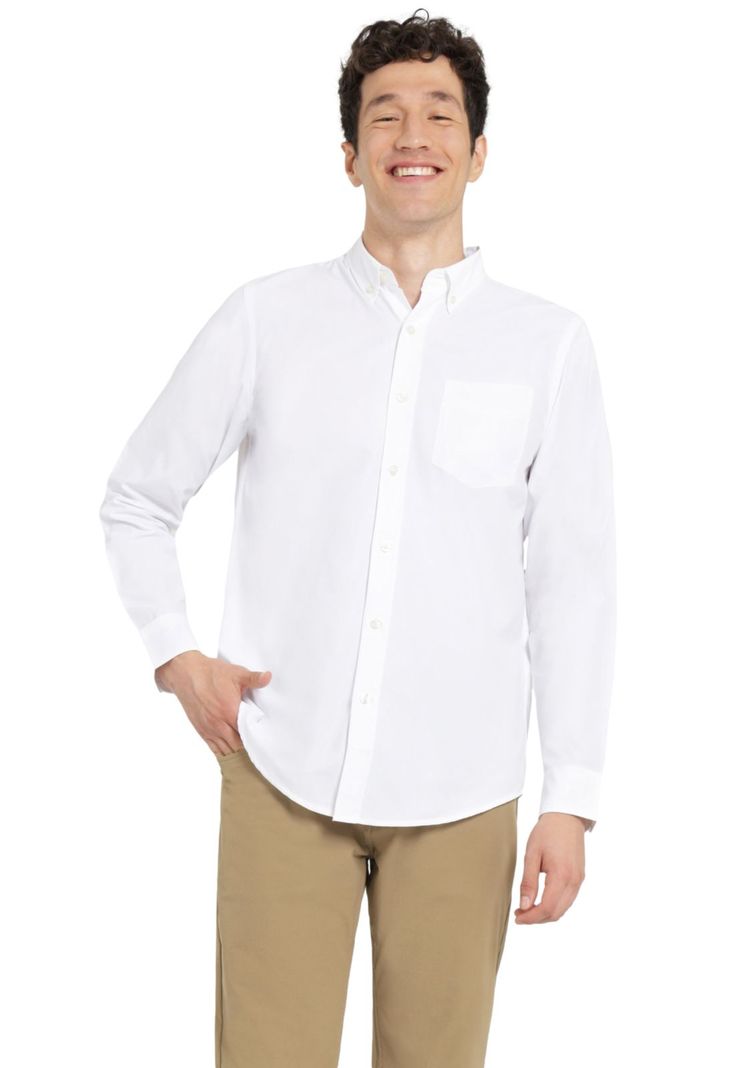 Camisa Hombre Woven Refine Regular Fit Blanco 52798-1172-0