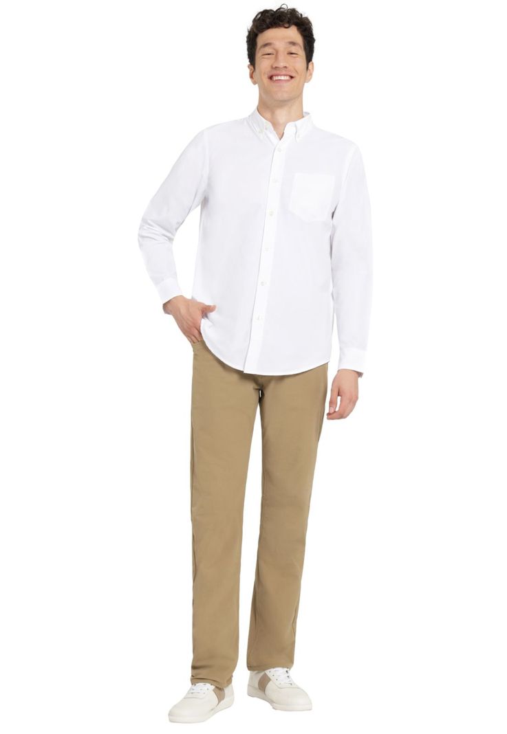 Camisa Hombre Woven Refine Regular Fit Blanco 52798-1172-3