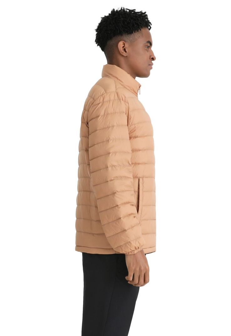 Parka Hombre Packable Regular Fit Caramelo-1