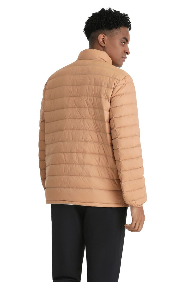 Parka Hombre Packable Regular Fit Caramelo-2