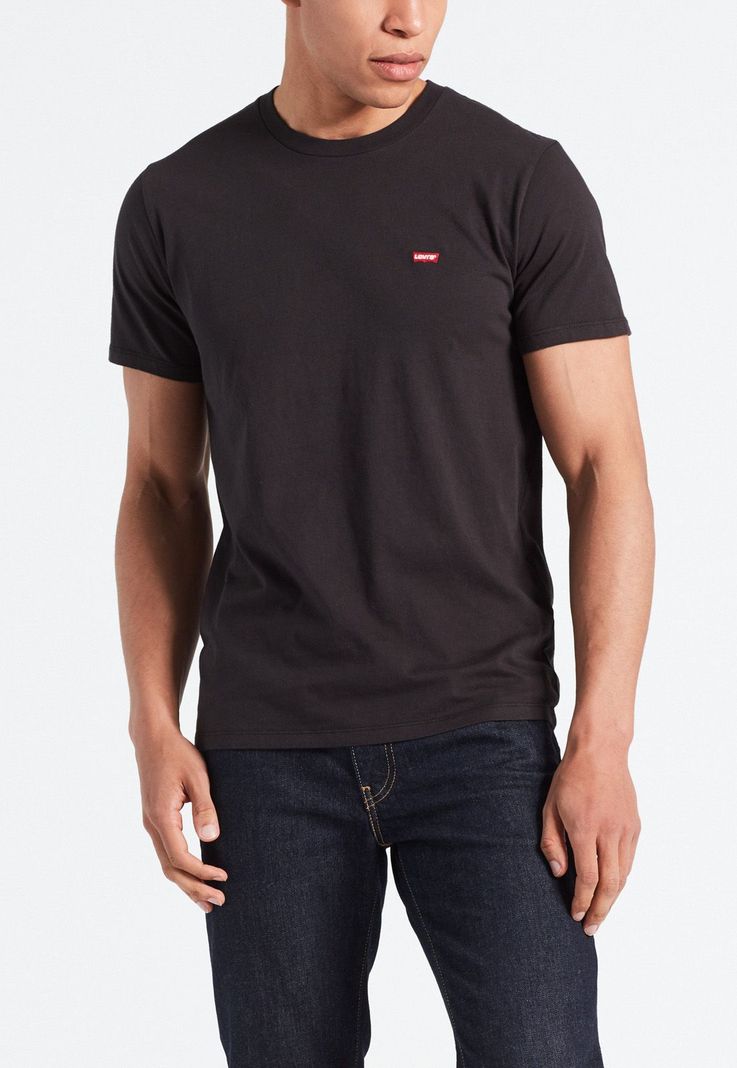 Polera Hombre Regular Fit Mini Logo Negro Levis 56605-0009-0