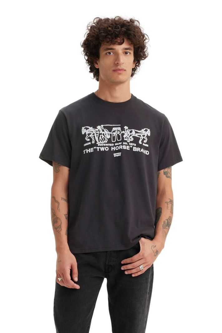Polera Hombre Ss Relaxed Fit Tee Negro Levis 16143-1548-0