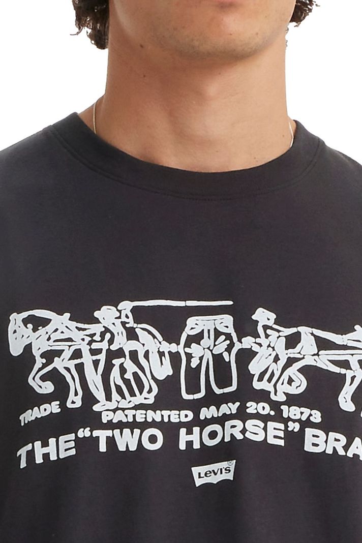Polera Hombre Ss Relaxed Fit Tee Negro Levis 16143-1548-2