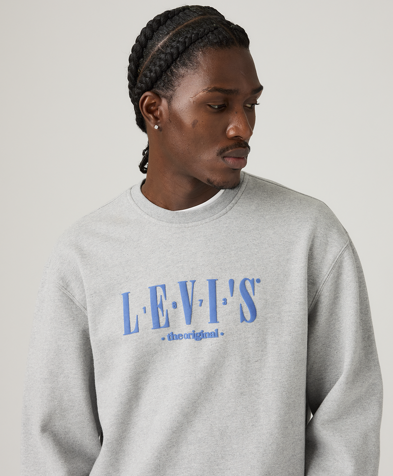Polerón Hombre Relaxed Graphic Crew Gris Levis 38712-0370-2