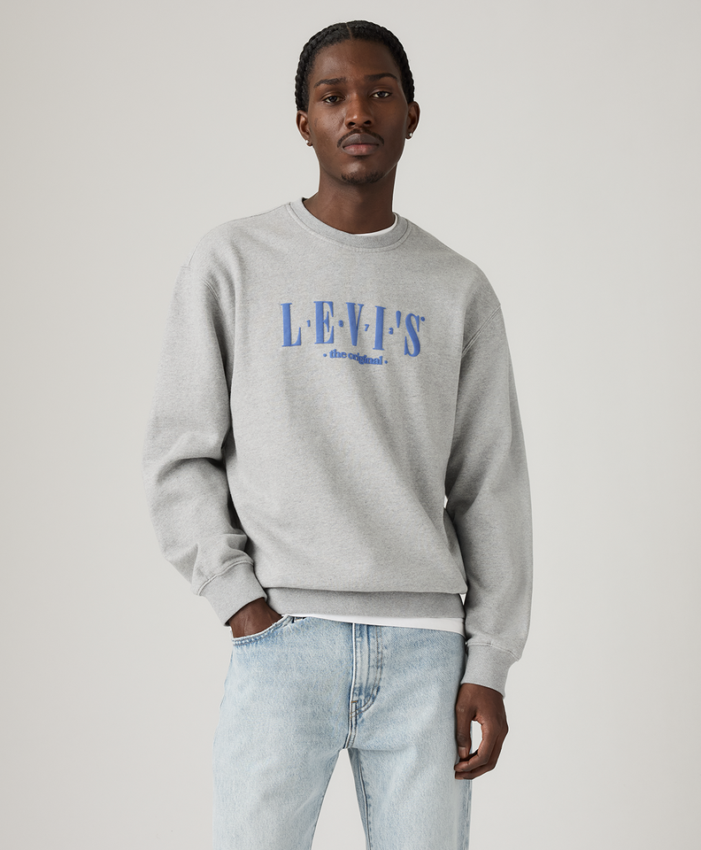 Polerón Hombre Relaxed Graphic Crew Gris Levis 38712-0370-3