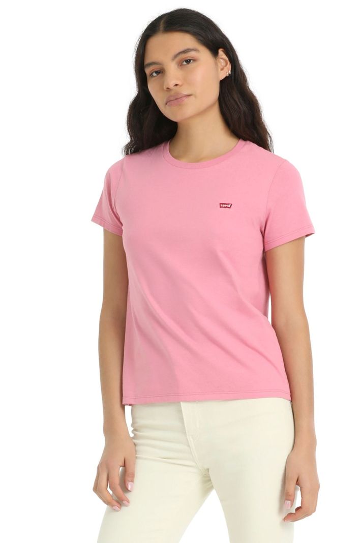 Polera Mujer Lisa Regular Fit Rosado Levis 39185-0318-5