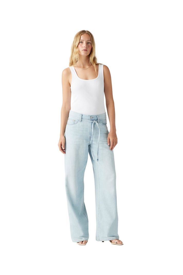 Jeans Mujer XL Straight Celeste Levis A8701-0008-0