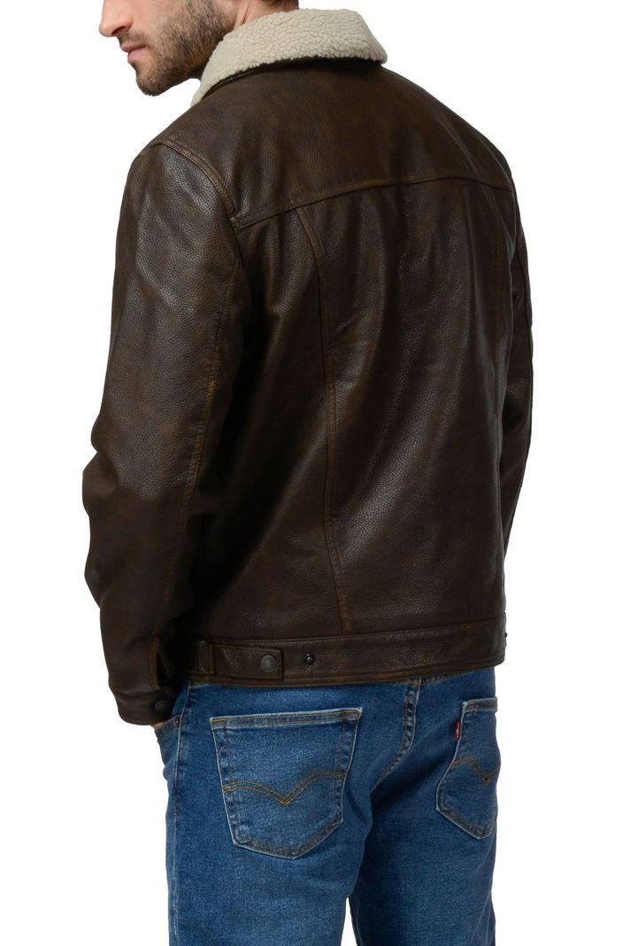 Chaqueta Hombre Trucker Removable Sherpa Café Levis 59491-0484-2