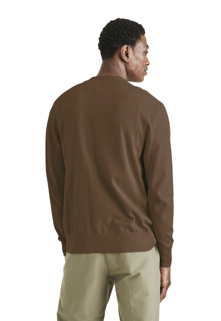 Sweater Hombre Cardigan Regular Fit Café A3156-0007-1