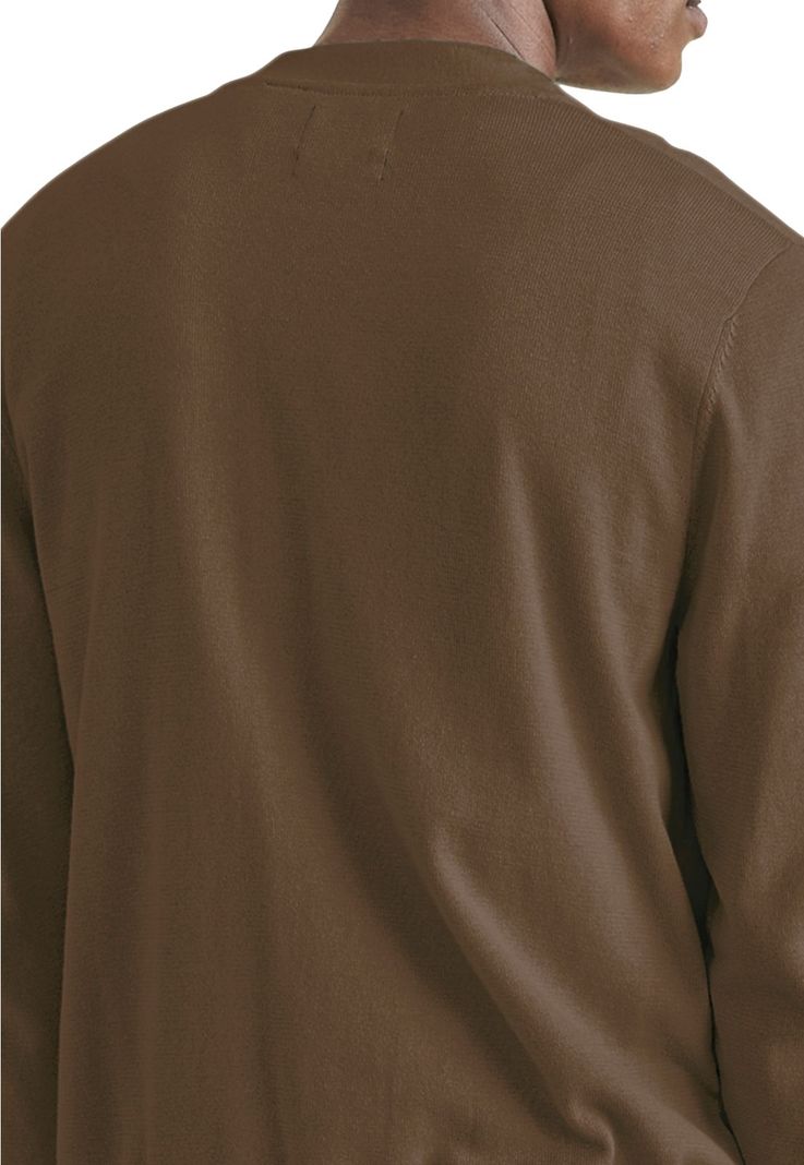 Sweater Hombre Cardigan Regular Fit Café A3156-0007-3