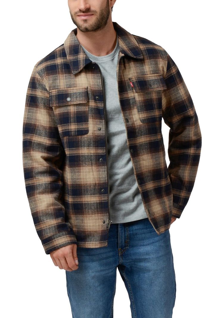 Chaqueta Hombre Shacket Lay Down Café Levis 59491-0472-0