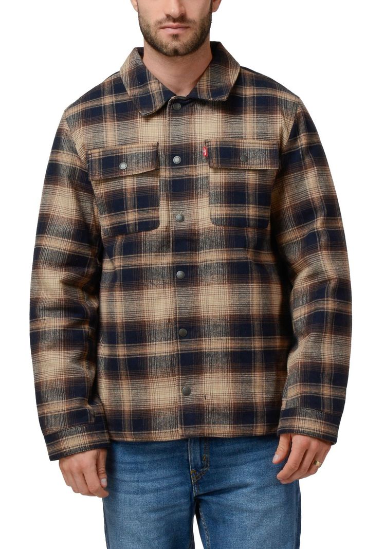 Chaqueta Hombre Shacket Lay Down Café Levis 59491-0472-3