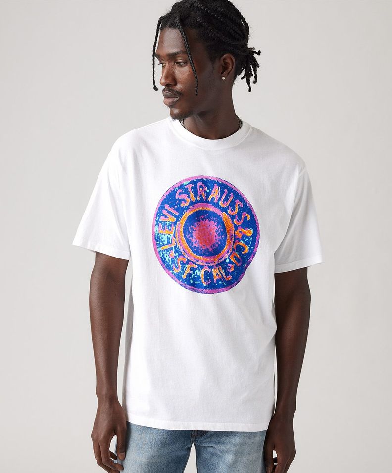 Polera Hombre Vintage Graphic Tee Blanco Levis 87373-0146-0